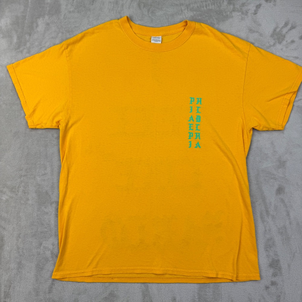 Kanye West I Feel Like Pablo Shirt Mens Large Yellow‎ Philly Streetwear 2016
